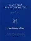 A Late Period Hieratic Wisdom Text (P. Brooklyn 47.218.135) cover