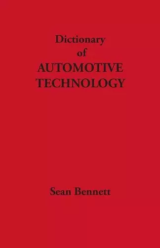 Dictionary of Automotive Technology cover