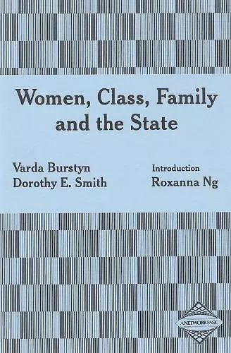 Women, Class, Family and the State cover