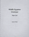 Middle Egyptian Grammar cover