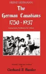 The German Canadians 1750-1937 cover