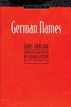 Dictionary of German Names cover