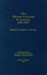 German Language in America cover