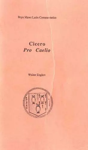 Pro Caelio cover