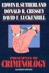 Principles of Criminology cover