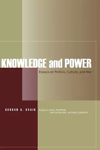 Knowledge and Power cover