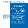 Introduction to the Semitic Languages cover