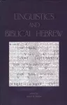 Linguistics and Biblical Hebrew cover