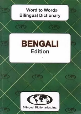 English-Bengali & Bengali-English Word-to-Word Dictionary cover