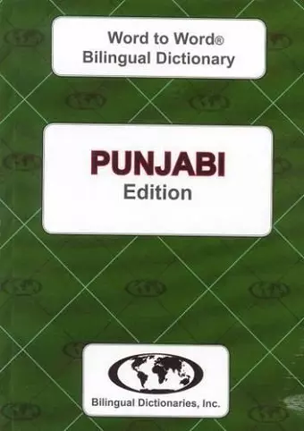 English-Punjabi & Punjabi-English Word-to-Word Dictionary cover