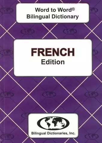 English-French & French-English Word-to-Word Dictionary cover