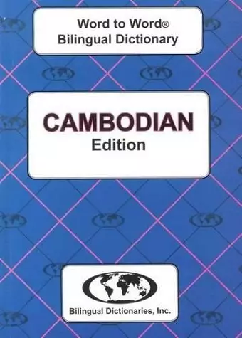 English-Cambodian & Cambodian-English Word-to-Word Dictionary cover
