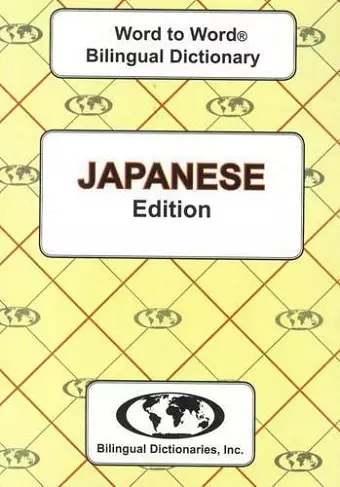 English-Japanese & Japanese-English Word-to-Word Dictionary cover