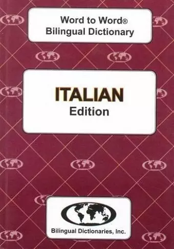 English-Italian & Italian-English Word-to-Word Dictionary cover