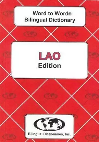 English-Lao & Lao-English Word-to-Word Dictionary cover