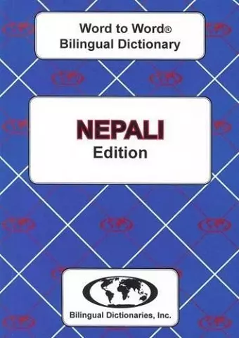 English-Nepali & Nepali-English Word-to-Word Dictionary cover