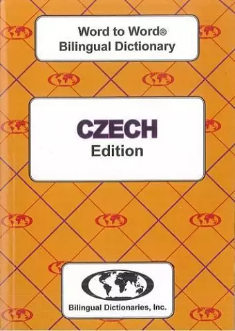 English-Czech & Czech-English Word-to-Word Dictionary cover