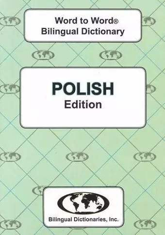 English-Polish & Polish-English Word-to-Word Dictionary cover