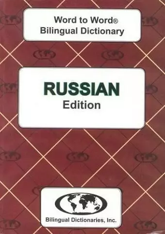 English-Russian & Russian-English Word-to-Word Dictionary cover