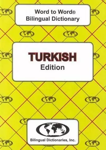 English-Turkish & Turkish-English Word-to-Word Dictionary cover