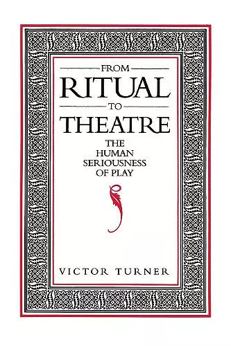 From Ritual to Theatre cover