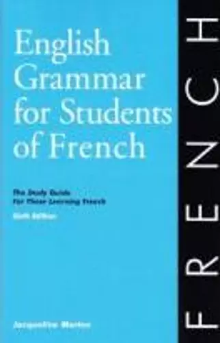 English Grammar for Students of French 7th edition cover