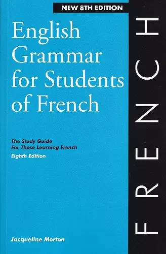 English Grammar for Students of French cover