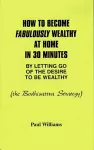 How to Become Fabulously Wealthy at Home in 30 Minutes by Letting Go of the Desire to be Wealthy cover