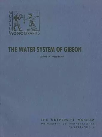 The Water System of Gibeon cover