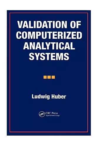 Validation of Computerized Analytical Systems cover