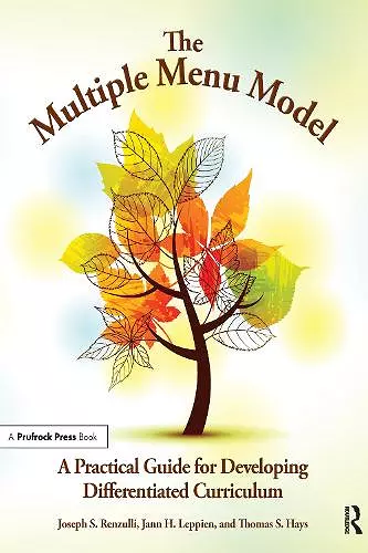 The Multiple Menu Model cover