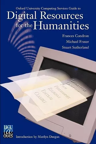 Oxford University Computing Services Guide to Digital Resources for the Humanities cover