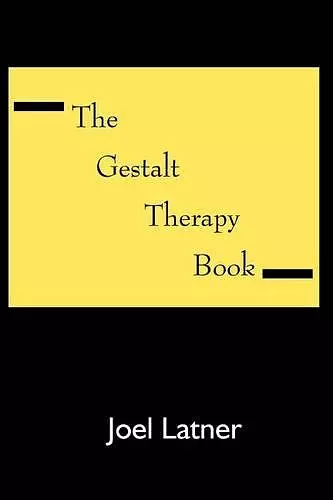 The Gestalt Therapy Book cover