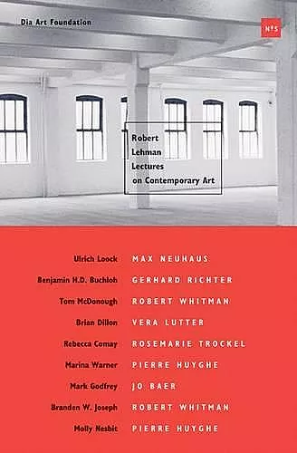 Robert Lehman Lectures on Contemporary Art No. 5 cover