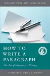 How to Write a Paragraph cover