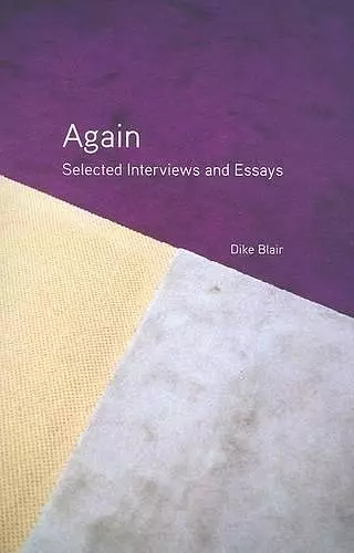 Again – Selected Interviews and Essays cover