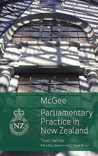 Parliamentary Practice in New Zealand cover