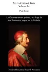 Le Gouvernement Present, Ou Eloge De Son Eminence. Satyre Ou La Miliade cover