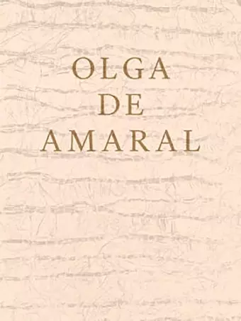 Olga de Amaral cover