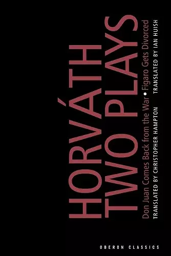 von Horvath: Two Plays cover