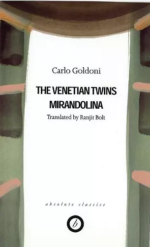 Goldoni: Two Plays cover