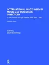 International Who's Who in Music cover