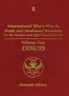 International Who's Who in Music and Musician's Directory cover
