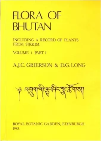 Flora of Bhutan cover