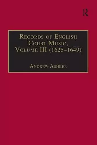 Records of English Court Music cover