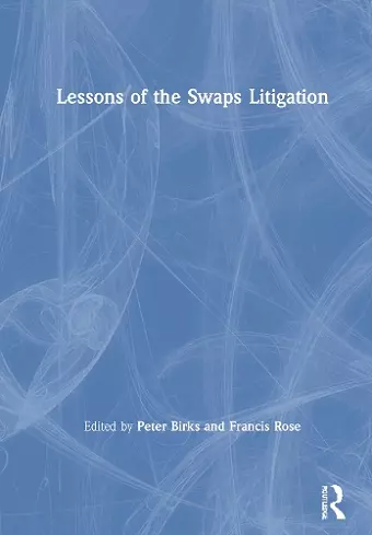 Lessons of the Swaps Litigation cover