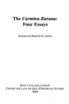 The Carmina Burana: Four Essays cover
