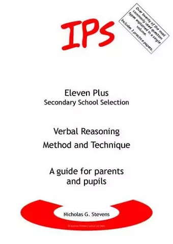 Verbal Reasoning - Method and Technique cover