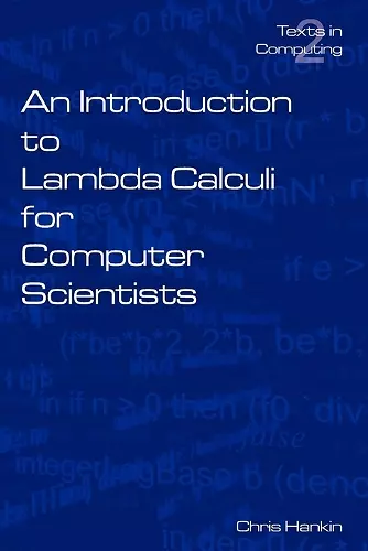 An Introduction to Lambada Calculi for Computer Scientists cover