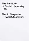 Social Aesthetics by Merlin Carpenter cover